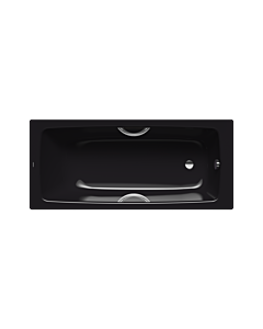 Kaldewei Cayono star Badewanne 275700013701 180x80cm, Perl-Effekt, schwarz