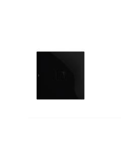 Kaldewei Conoflat zone de douche 465630003701 100x100cm, effet perle antidérapant, noir