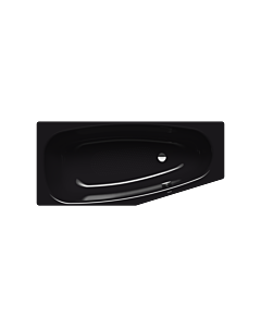 Kaldewei Mini Badewanne rechts 224434010701 157x70/47,5cm, Vollantislip, schwarz