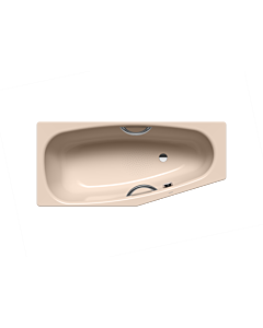 Kaldewei Mini star Badewanne rechts 224530003030 157x70/47,5cm, Antislip Perl-Effekt, bahamabeige
