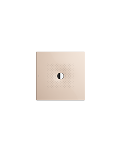 Kaldewei Scona shower tray 496847930030 120x120cm, flat, straps, anti-slip, bahama beige