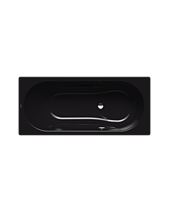 Kaldewei Vaio set baignoire 233400010701 170x75cm, sans effet / antidérapant, noir