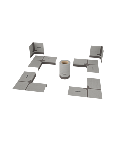 Kaldewei Waterproof Dichtset 689720490000 bodeneben, Komplettset