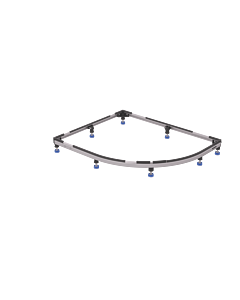 Kaldewei Duschwannen-Fußrahmen FR-5300 53000016000 53000016000, für Zirkon Duschwanne