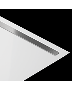 Kaldewei Nexsys Designblende 687771230969 Edelstahl gebürstet, 4132, für Duschfläche 80 cm, 60,65cm