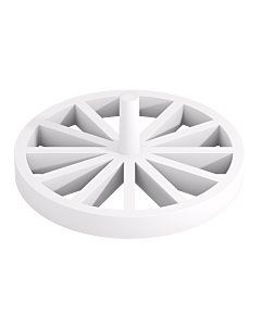 Kaldewei filtre à cheveux 3912, 910400000001 pour robinet de vidange permanent de lavabo, blanc