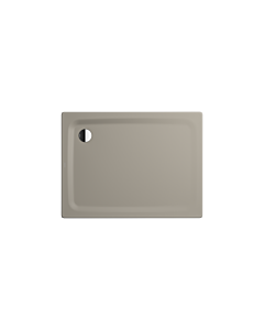 Kaldewei SUPERPLAN CLASSIC 387-5 Duschfläche 447747983670 75x90cm, flach, Träger, Perl-Effekt, warm grey