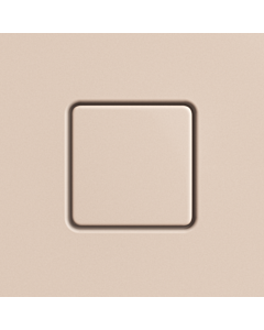 Kaldewei couvercle de vidange 687772570030 carré, pour Conoflat , beige bahama