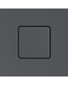 Kaldewei Ablaufdeckel 687772570666 eckig, für Conoflat, cool grey 80