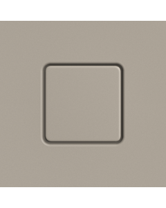 Kaldewei Conoflat 687772572669 carré, Secure Plus, gris chaud30