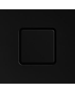 Kaldewei Conoflat cover 687772572676 square, Secure Plus, black matt100