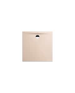 Kaldewei Superplan zero receveur de douche 351647983030 80x80cm, support de baignoire extra-plat, effet perlant , beige bahama