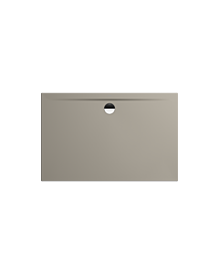Kaldewei Superplan zero Duschwanne 358047982670 100x140cm, Wannenträger extraflach, SEC, warm grey50