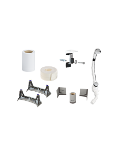 Kaldewei installation set 687676490000 to 5041, with fittings, for bathtub
