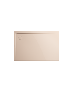 Kaldewei Superplan shower tray 385148043030 90x120x2.5cm, with support, pearl effect, bahama beige