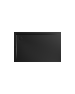Kaldewei Superplan xxl shower tray 384348043676 80x140x4cm, with polystyrene support, pearl effect, matt black100