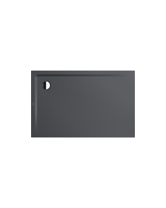 Kaldewei Superplan Duschwanne 385247982666 90x130x2,5cm, mit Träger flach, Secure Plus, cool grey80