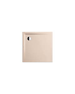 Kaldewei Superplan receveur de douche 386547980030 120x120cm, plat, sangles, sans effet/antidérapant, beige bahama