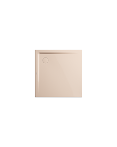 Kaldewei Superplan receveur de douche 385848043030 100x100x2,5cm, avec support, effet perlant , beige bahama
