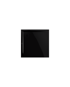 Kaldewei Superplan Duschwanne 383148043701 80x80x2,5cm, mit Träger, Perl-Effekt, schwarz