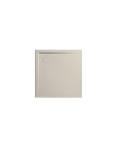 Kaldewei Superplan Duschwanne 385848043668 100x100x2,5cm, mit Träger, Perl-Effekt, warm grey10