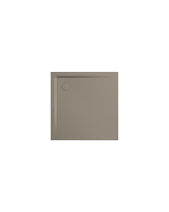 Kaldewei Superplan receveur de douche 383148040671 80x80x2,5cm, avec support, gris chaud60