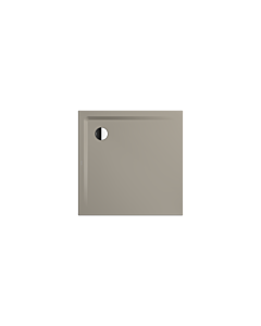 Kaldewei Superplan receveur de douche 386500013670 120x120x2,5cm, effet perlant , gris chaud50