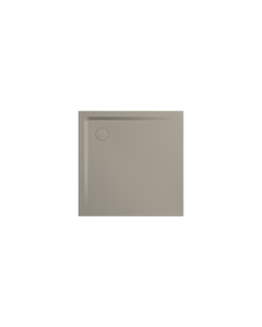 Kaldewei Superplan shower tray 383148042670 80x80x2.5cm, with support, Antislip Secure Plus, warm grey50