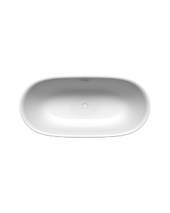 Kaldewei Meisterstück OYO DUO bathtub freestanding 1050-4034 205043630001 163 x 77 cm, with overflow, alpine white