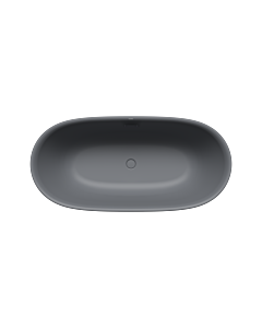 Kaldewei Meisterstück OYO DUO bathtub freestanding 1051-4034 205143530665 173 x 82 cm, with overflow, cool grey 70