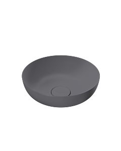 Kaldewei wash basin Miena Mod.3193, 911406003665 diameter 310mm, cool grey, pearl effect