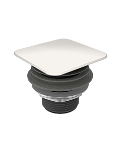 Kaldewei Permanentablaufventil 3905 905900000711 eckiger Deckel alpinweiss matt