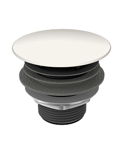 Kaldewei vanne de vidange permanente 3904 905800000711 ronde, couvercle émaillé blanc alpin mat