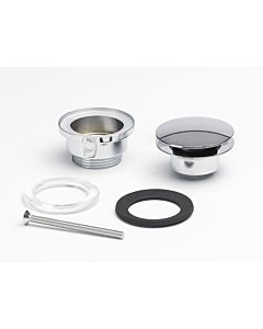 Kaldewei robinet push-to-open 3915, 910500010999 pour lavabo, avec trop-plein, chromé