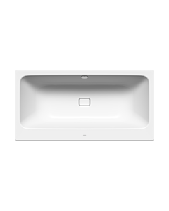 Kaldewei Bain duo asymétrique 274023003001 170x80cm, trou de débordement en face, effet perlant, blanc