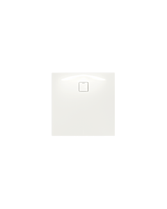 Receveur de douche Kaldewei ALUVIA 326811111001, antidérapant, orifice d&#39;évacuation Ø 90 mm, 120 x 120 x 20 cm, blanc