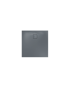 Kaldewei ALUVIA shower tray 325311111665, slip-resistant, drain hole Ø 90 mm, 90 x 90 x 20 cm, cool grey 70