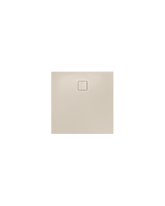 Receveur de douche Kaldewei ALUVIA 325311111661, antidérapant, orifice d&#39;évacuation Ø 90 mm, 90 x 90 x 20 cm, beige chaud 20