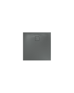 Kaldewei ALUVIA shower tray 325311111674, slip-resistant, drain hole Ø 90 mm, 90 x 90 x 20 cm, warm grey 85