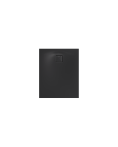 Kaldewei ALUVIA shower tray 325411111676, slip-resistant, drain hole Ø 90 mm, 100 x 80 x 20 cm, matt black 100