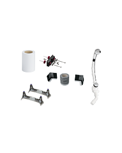 Kaldewei Installations-Set 687676640999 5014, flacher Rand, chrom, für Badewanne