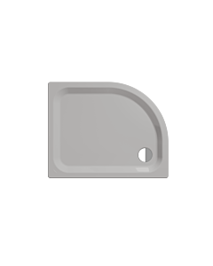 Kaldewei Zirkon Kaldewei douche 456848043199 90x80x3.5cm, avec support, effet perlant, manhattan