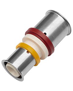 Raccord KAN-therm 1009042035 26 x 25 mm, PPSU, réduit, avec manchon de compression U et TH
