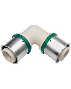 KAN-therm KAN-press angle 6 en 1 1009068011 40 mm, 90 °, PPSU, avec manchon de presse