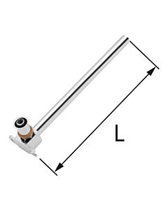 KAN-therm KAN-press 6in1 angle 1009071006 16, 300 mm, for radiator connection, with press sleeve