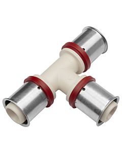 KAN-therm KAN-press 6in1 T-Stück 1009257010 25 mm, PPSU, mit Presshülse