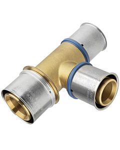 KAN-therm KAN-press 6 en 1 pièce en T 1009260180 63 x 50 x 63 mm, laiton, réduit, avec douille de presse