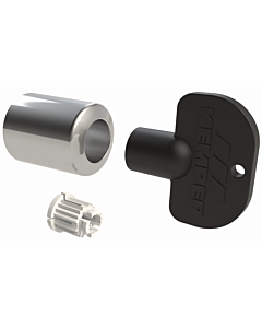 Kemper Frosti socket wrench upper part 5740000100 chrome-plated, with key, for all nominal sizes