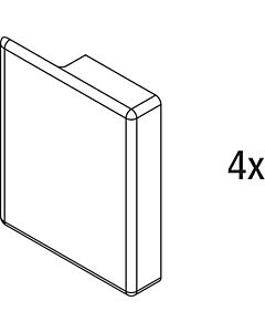 Kermi Abdeckung 2534452 Ersatzteilset, silber hochglanz