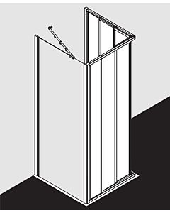 Kermi Eckeinstieg Ibiza 2000 ED3 08020 80x200 cm